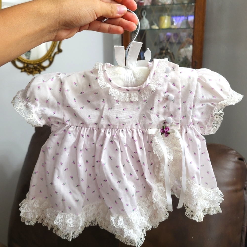 Vintage Purple Baby Doll Dress